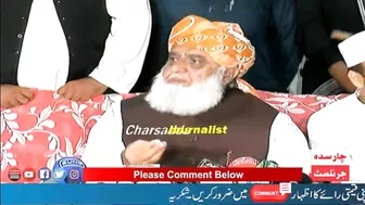 Maulana Fazlur Rehman raised serious questions about the army. Where did your claims and promises ?