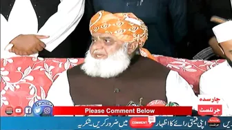 Maulana Fazlur Rehman raised serious questions about the army. Where did your claims and promises ?