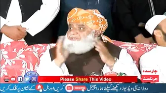 Maulana Fazlur Rehman raised serious questions about the army. Where did your claims and promises ?