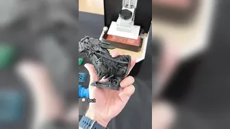 3D printed dragon BUT with a flexible resin in HIGH details