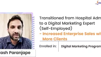 Digital Marketing Career Transition Stories | Best Digital Marketing Course | Intellipaat Review