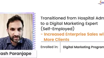 Digital Marketing Career Transition Stories | Best Digital Marketing Course | Intellipaat Review