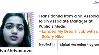 Digital Marketing Career Transition Stories | Best Digital Marketing Course | Intellipaat Review