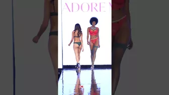 SLOMO PT7 ADORE ME LINGERIE RUNWAY SHOW ART HEARTS FASHION