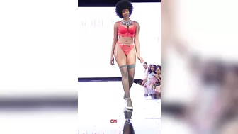 SLOMO PT7 ADORE ME LINGERIE RUNWAY SHOW ART HEARTS FASHION