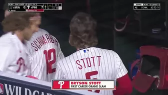 Bryson Stott SMASHES A GRAND SLAM!