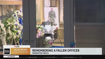 Remembering fallen Manhattan Beach officer