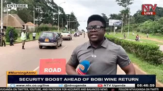 Security boost ahead of Bobi Wine's return | ON THE GROUND