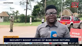 Security boost ahead of Bobi Wine's return | ON THE GROUND