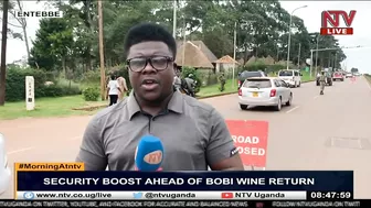 Security boost ahead of Bobi Wine's return | ON THE GROUND