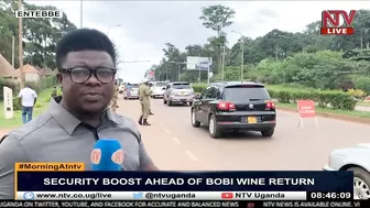 Security boost ahead of Bobi Wine's return | ON THE GROUND