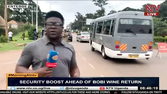 Security boost ahead of Bobi Wine's return | ON THE GROUND