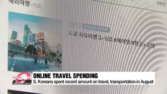 Online consumption for travel, transportation reach record-high in August