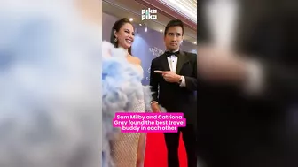 Sam Milby and Catriona Gray found the best travel buddy in each other