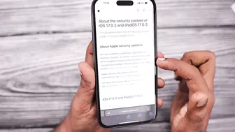 iOS 17.0.3 Update | iPhone Overheating Fix | Security Fixes