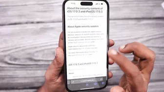 iOS 17.0.3 Update | iPhone Overheating Fix | Security Fixes