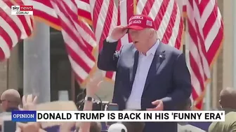 Donald Trump is back in 'full funny mode' amid his latest 'go at Biden'