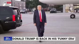 Donald Trump is back in 'full funny mode' amid his latest 'go at Biden'