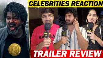 LEO Trailer ????சொல்லறத்துக்கு ஒன்னும் இல்ல !! Leo Trailer Celebrities Reaction | Thalapathy Vijay