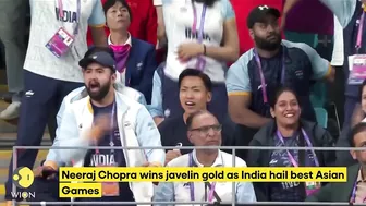 Asian Games 2023: Neeraj Chopra wins javelin gold as India hail best Asian Games | WION Originals