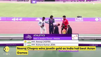 Asian Games 2023: Neeraj Chopra wins javelin gold as India hail best Asian Games | WION Originals