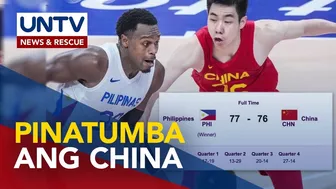 Gilas Pilipinas, pasok na sa finals ng Asian Games matapos pataubin ang China