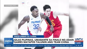 Gilas Pilipinas, pasok na sa finals ng Asian Games matapos pataubin ang China