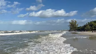 Lots of Waves this Morning at the Beach in North Naples, FL 10.29.21