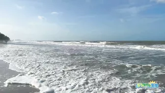 Lots of Waves this Morning at the Beach in North Naples, FL 10.29.21