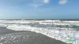 Lots of Waves this Morning at the Beach in North Naples, FL 10.29.21