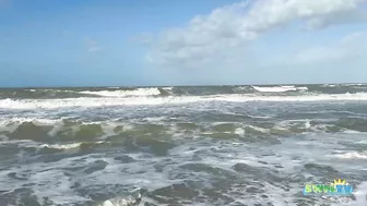 Lots of Waves this Morning at the Beach in North Naples, FL 10.29.21