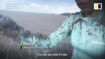 Pumice stone accumulation on Okinawa beach ‘disastrous’ for village