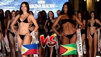 SCORING Philippines & Guyana Miss Globe Bikini Show Competition 2021