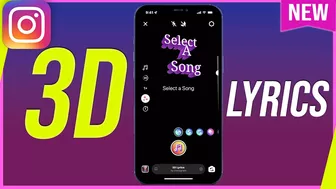 How to Get 3D Lyrics on Instagram Reel