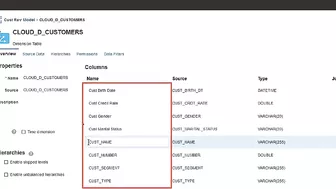 Create Your Initial Data Model From Relational Sources in Oracle Analytics