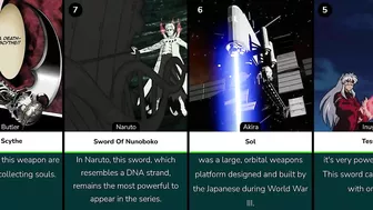 Most Powerful Weapons In Anime