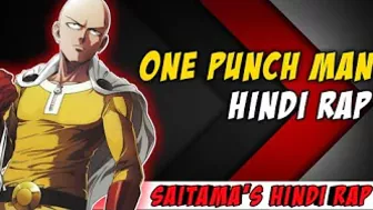 Saitama Hindi Rap - One Punch By Dikz | Hindi Anime Rap | One Punch Man Hindi Rap Amv