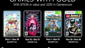 Xbox - November 2021 Games with Gold