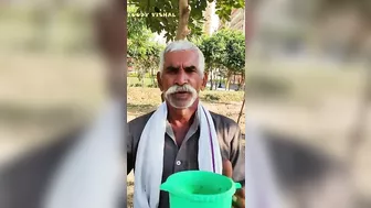 1 मिनट मे 5 भेलपुरी बना दी तो 500/- Rs Challenge to 65 year old baba | Faridabad | Street food india