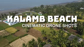 Kalamb Beach l Beach Near Mumbai l Cinematic Drone Shots