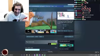 xQc Finds The Best Steam Game Trailer