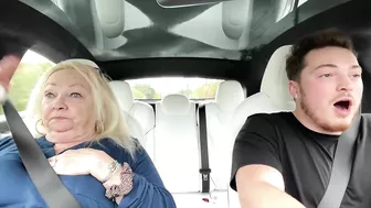 THE FUNNIEST TESLA MODEL S PLAID LAUNCH REACTION EVER!