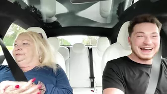 THE FUNNIEST TESLA MODEL S PLAID LAUNCH REACTION EVER!