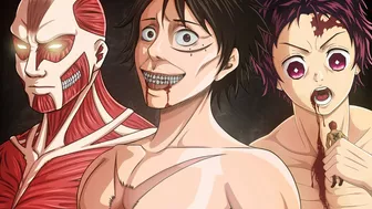 What if Famous Anime Characters were Titans - Attack On Titan