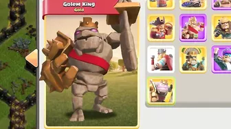 Golem King Takes The Throne (Clash of Clans Season Challenges)