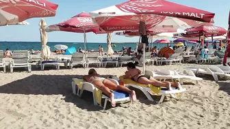 Part 4 Nuda Beach 4K  Sun Summer Party Fun  Romania Constanta Mamaia Beach.