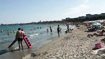 Part 4 Nuda Beach 4K  Sun Summer Party Fun  Romania Constanta Mamaia Beach.