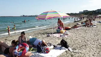 Part 4 Nuda Beach 4K  Sun Summer Party Fun  Romania Constanta Mamaia Beach.