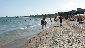 Part 4 Nuda Beach 4K  Sun Summer Party Fun  Romania Constanta Mamaia Beach.