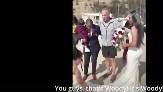 Tom Hanks surprises brides on their wedding day at beach in California